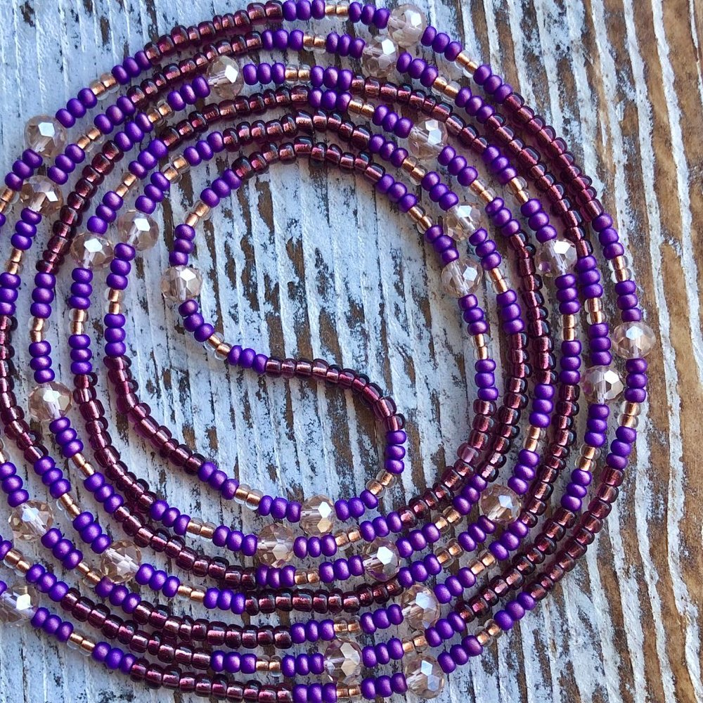 Love Spell Jeweled Waist Beads, Belly Chain, Belly Beads, Body Jewelry
